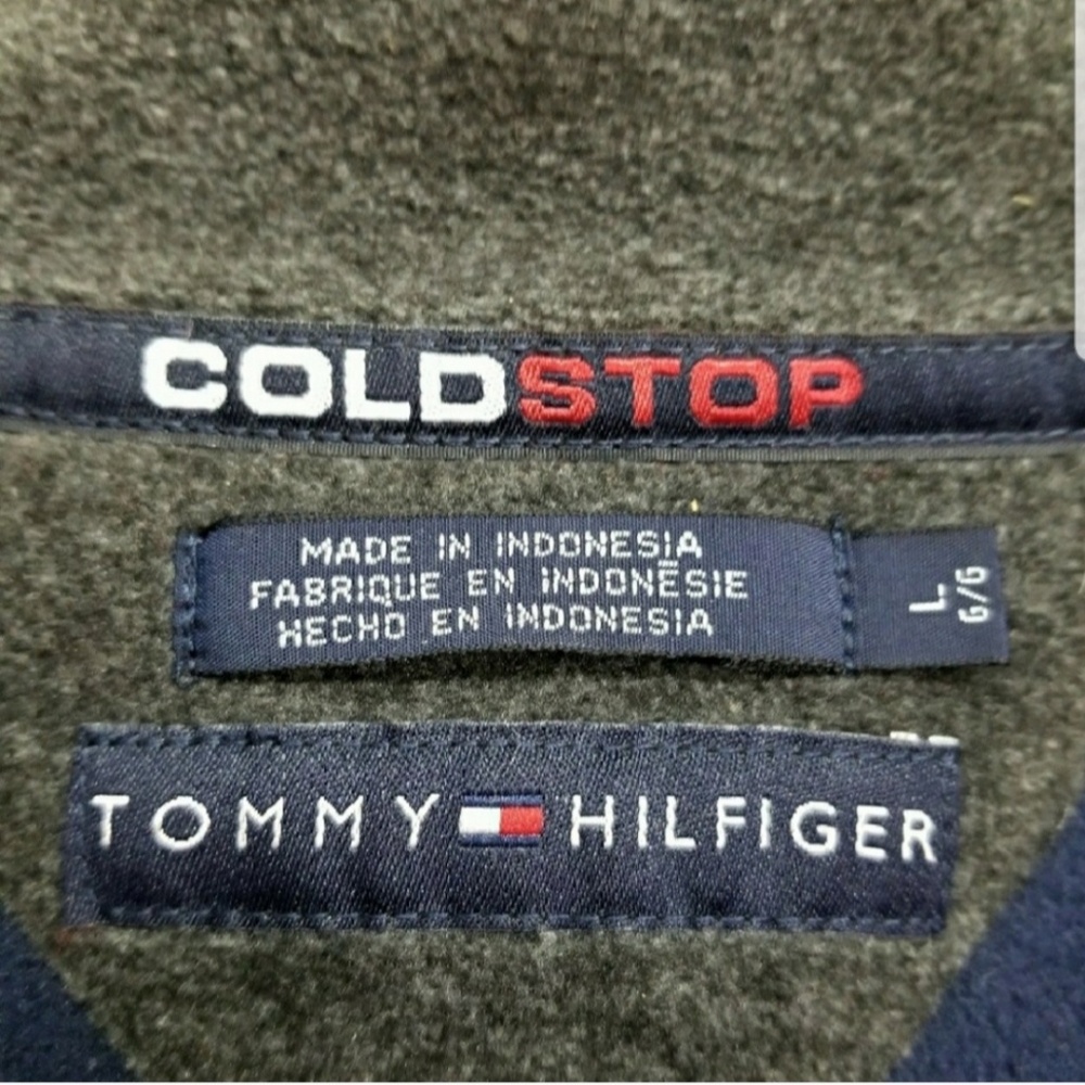Vintage Tommy Hilfiger Cold Stop Full Zip Fleece L - Picture 5 of 7